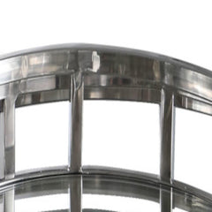 1008-TR Round Stainless Steel Mirrored Nesting Trays