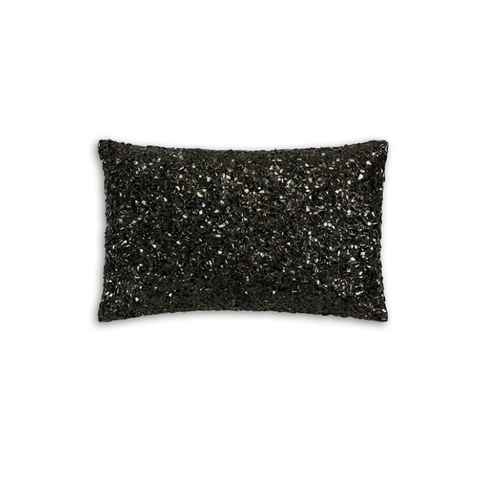 Alya Black Stone Embroidered Pillow PI00017