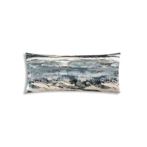 Capri Charcoal Velvet Pillow PI00038